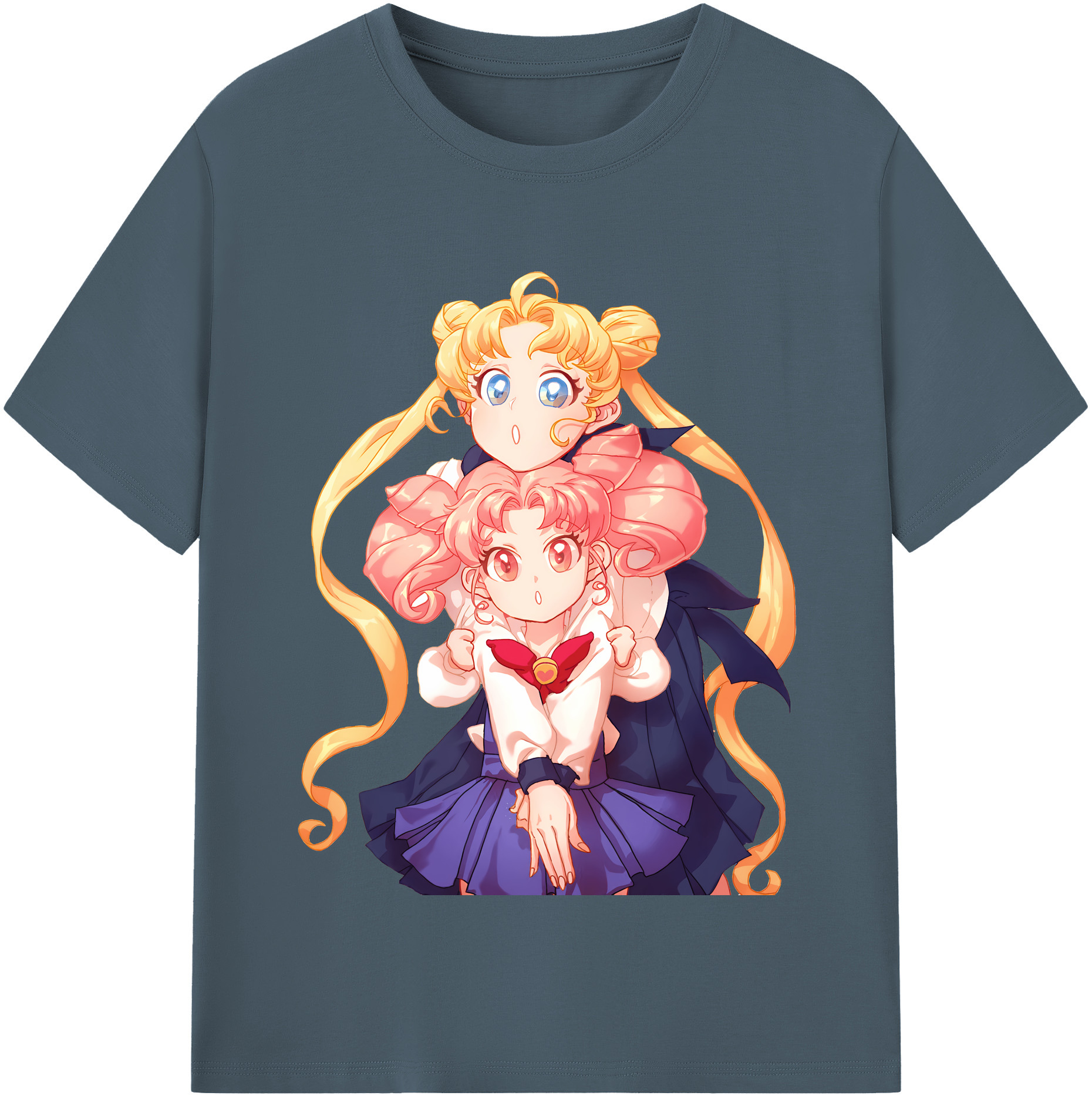 （画像用） 美少女戦士セーラームーン 愛野 美奈子 あいの みなこ Sailor Moon Aino Minako 綿100％半袖Tシャツ（フロントプリント）